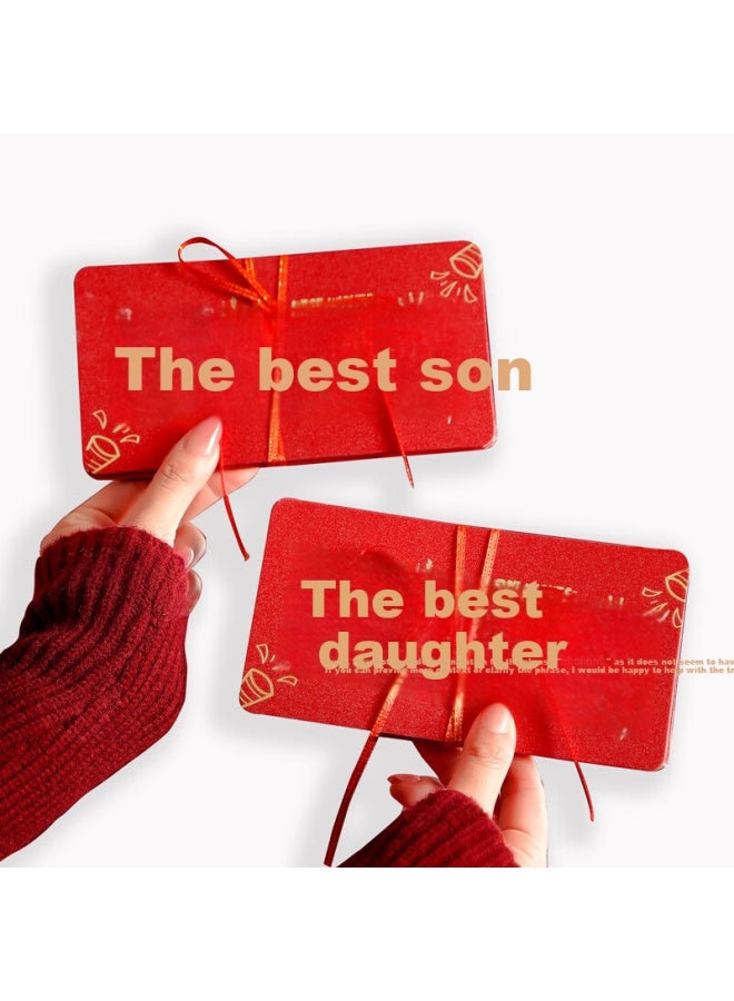 Green Reed Birthday Red Packet Creative Folding Red Packet 18th Birthday Gift Red Packet Academic Achievement Reward Lucky Money Envelope Best Son - Image 3