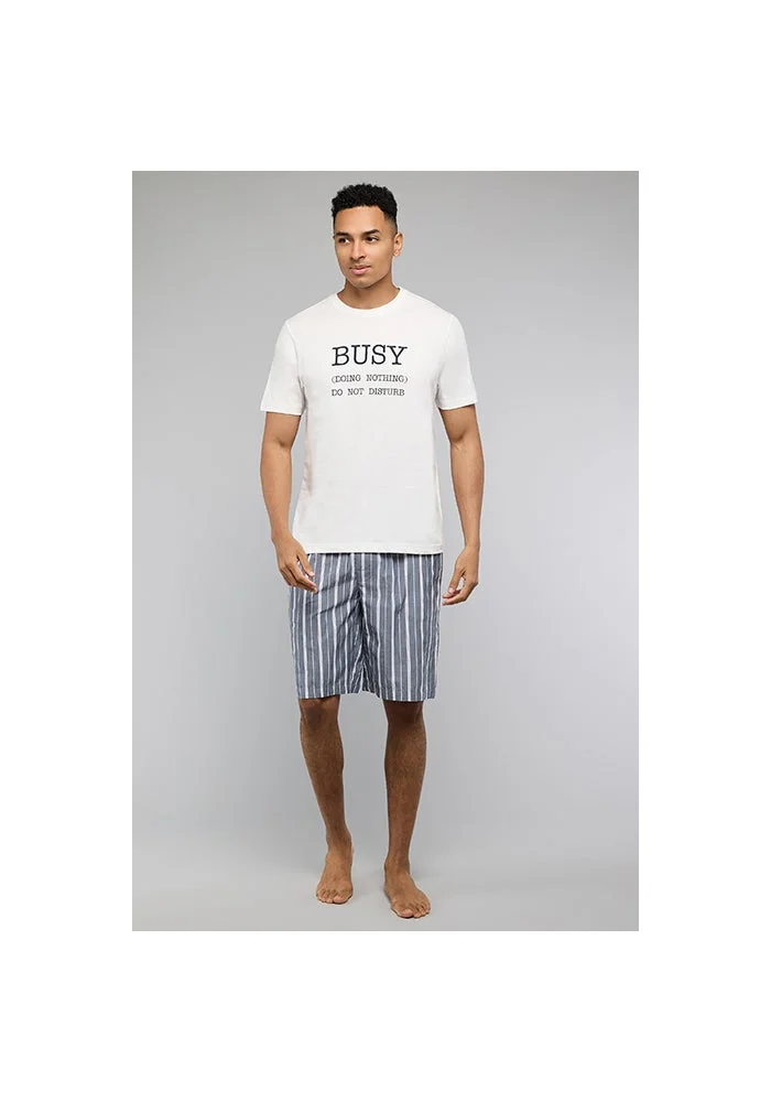 Striped Shorts Pyjama Set