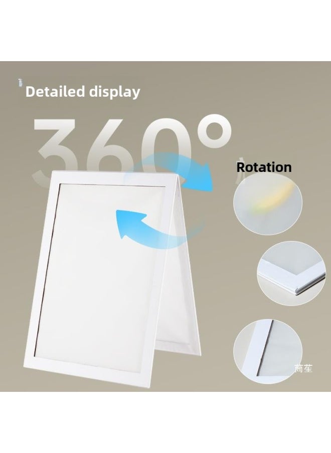 Generic Soft Light Board Photography Foldableable Soft Light Screen Jewelry Photography Paper Props Butter Paper Photography Light Transmitting Board-Body Color:Upgraded Durable Stainless Steel Soft Light Panel + Photography Clip  - Image 5