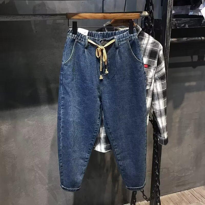 Unisex Classic Denim Jeans Loose Fit Daily Outdoor Wear - Image 4