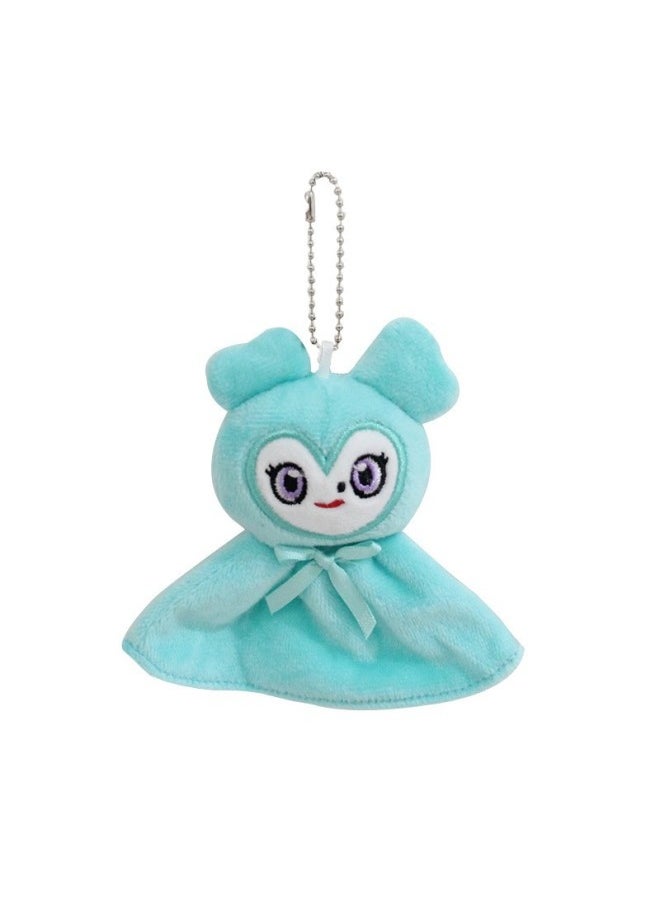 Generic - Twice Park Zhixiao Hirai Tao Sun Caiying Momo Lovely Plush Couple Doll Key Bag Skirt Pendant-Specifications:10cm Skirt Pendant-Color:Pink - Image 1
