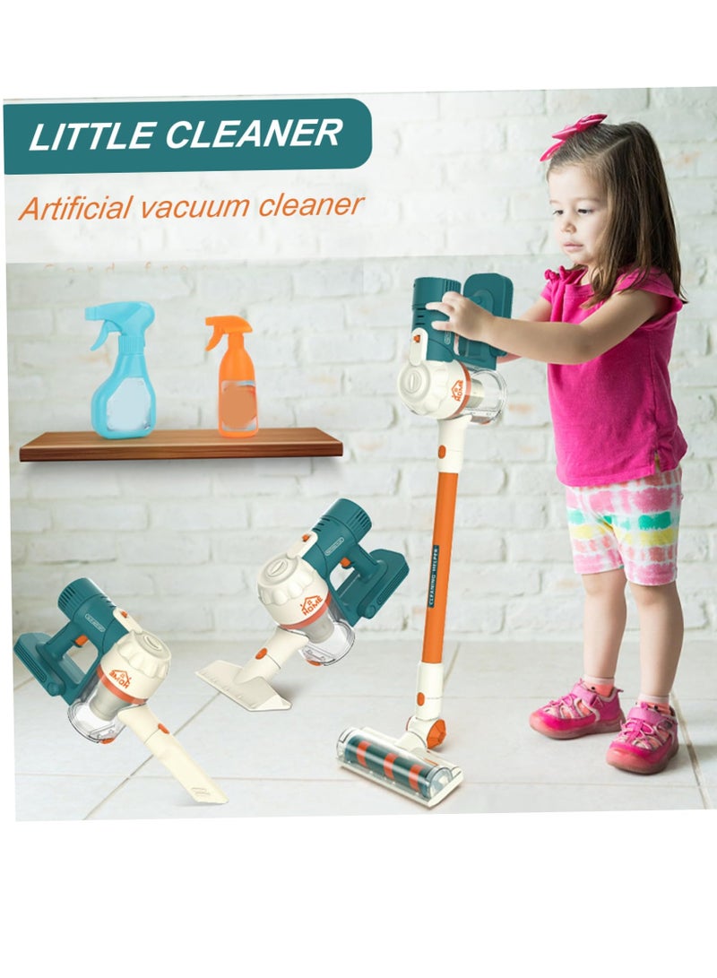 Excefore Toddler Vacuum Cleaner, Kids Cordless Wall Hanging Vacuum, Battery Powered Interactive Parent-Child Bonding Cleaning Set for Toddlers (Without Battery)  - Image 2