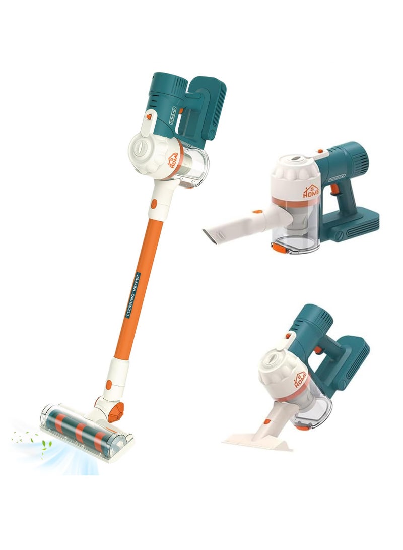 Excefore Toddler Vacuum Cleaner, Kids Cordless Wall Hanging Vacuum, Battery Powered Interactive Parent-Child Bonding Cleaning Set for Toddlers (Without Battery)  - Image 1