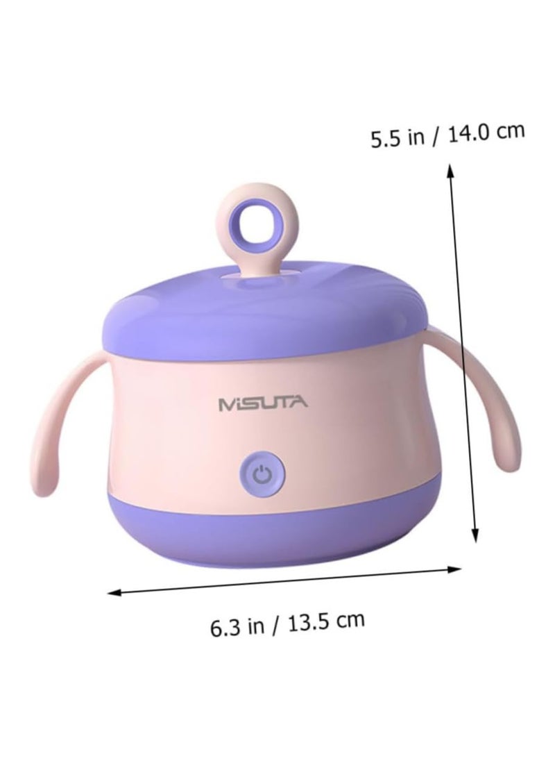 kiddoz Plate Makeup Blush Baby Feeding Bowl Pearlescent Constant Temperature Tableware  - Image 5