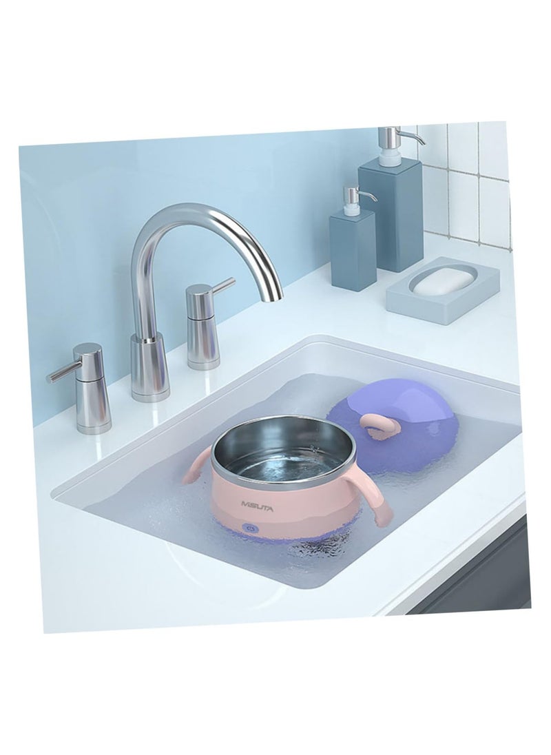 kiddoz - Plate Makeup Blush Baby Feeding Bowl Pearlescent Constant Temperature Tableware - Image 1