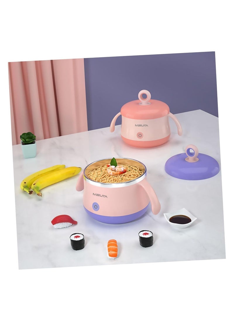 kiddoz - Plate Makeup Blush Baby Feeding Bowl Pearlescent Constant Temperature Tableware - Image 1