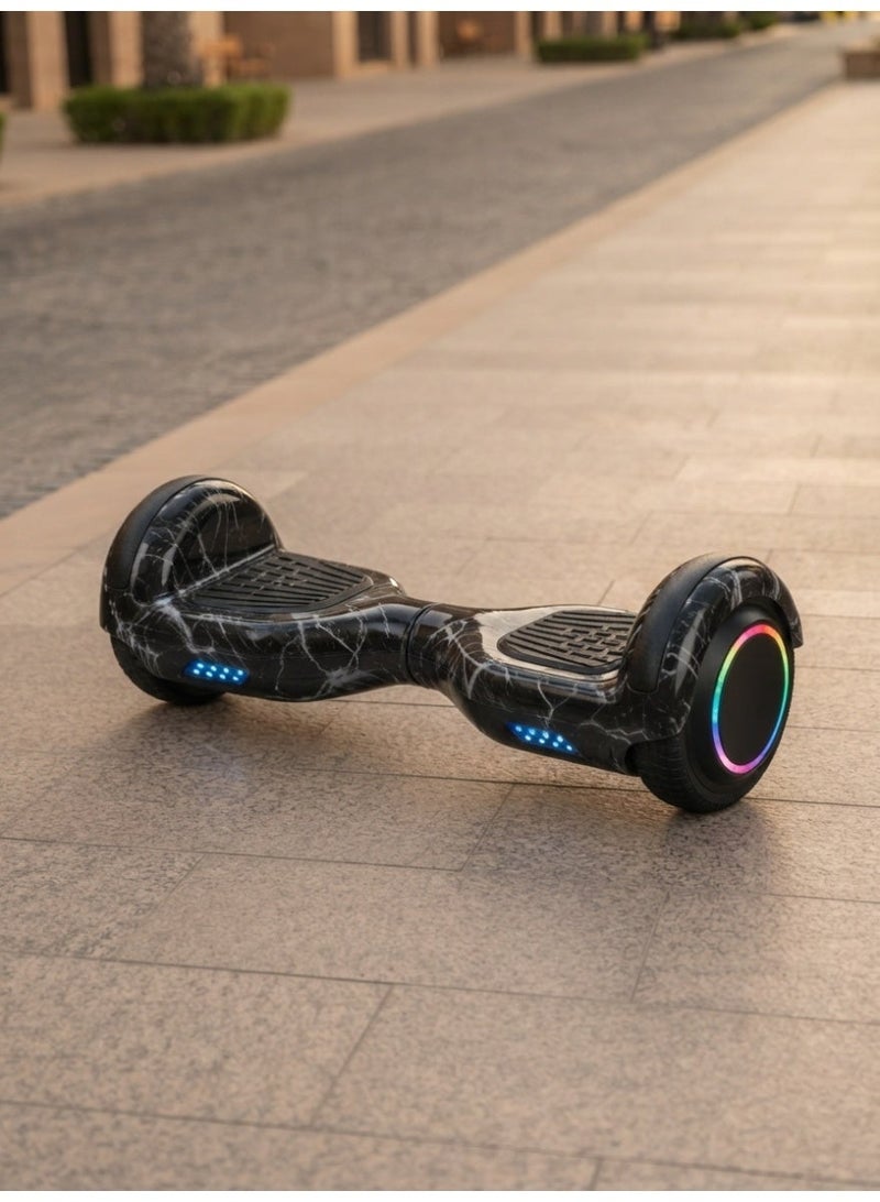 NIYAZI Smart Electric Hoverboard 36V with Bluetooth, LED Lights & 6.5" Wheels - Image 5