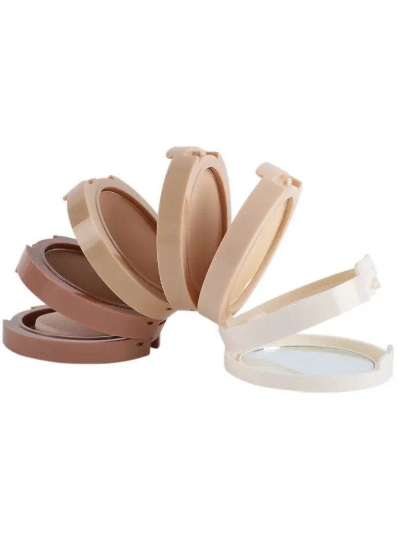 Music Flower بودرة كونسيلر كونتورينغ، 5 ألوان، 5 طبقات من البودرة، تفتيح لون البشرة، بودرة مكياج للتحكم في الزيت، بودرة تثبيت حرة - Image 4