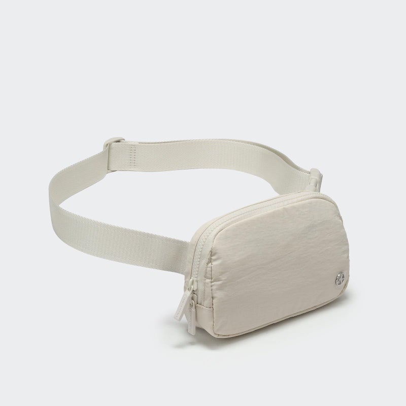 Pander Two Way Zipper Fanny Pack Nylon Everywhere Belt Bag for Women, Water Repellent Waist Packs, Crossbody Bags with Adjustable Strap (White Opal). - Image 3