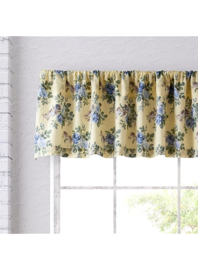 LAURA ASHLEY Home Linley Collection Stylish Premium Hotel Quality Valance Curtain Chic Decorative Window Treatment For Home Décor 86 Inch - Image 3