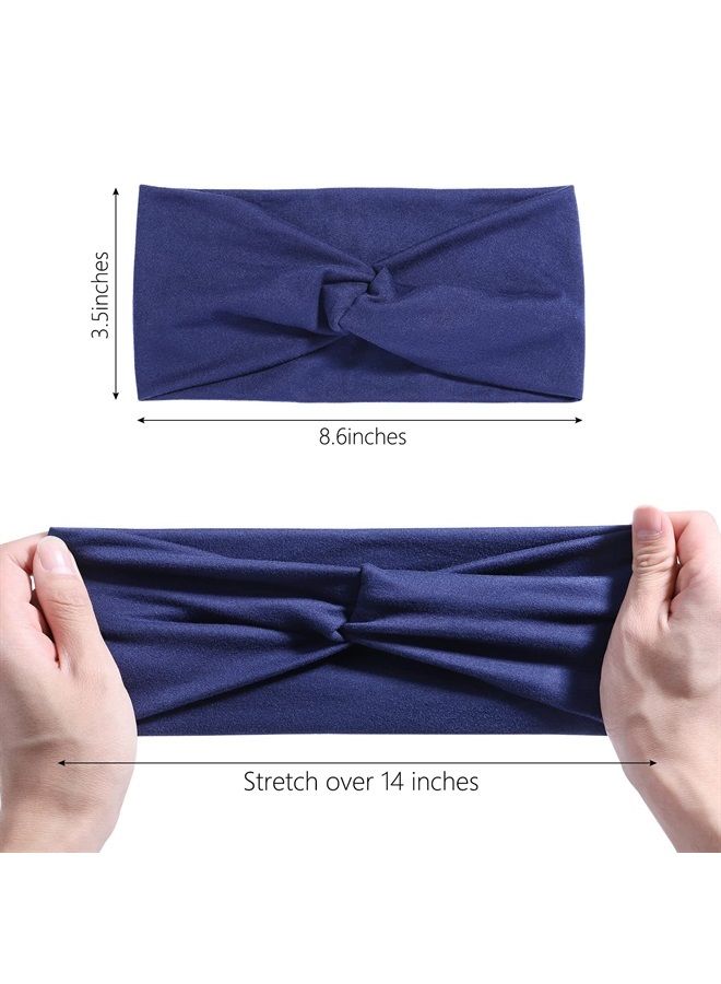 jollybows 16 PCS Headbands for Women Elastic Hair Bands Yoga Running Hair Wrap No Slip Hair Accessories for Girls  - Image 1