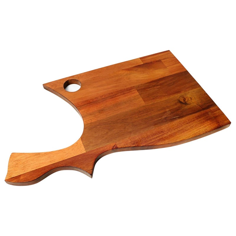 Puffin Multipurpose Teak Wood Indian Walnut CuttingChoppingFoodGrade Vegetable Chopping Board - Image 3