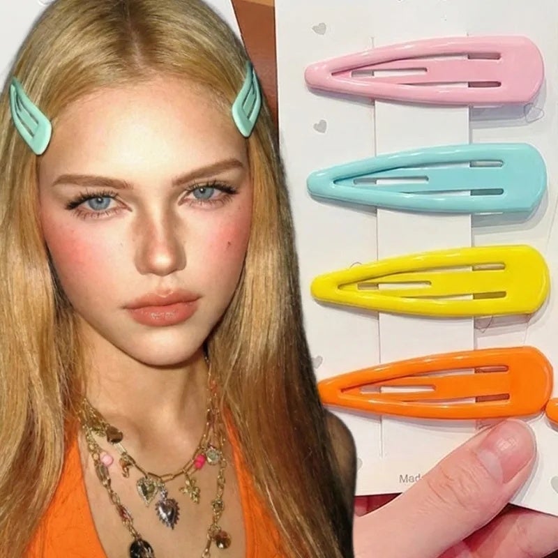 1/4pcs Extra Large BB Hair Clip Harajuku Style Hair Barrette Strong Hold Bangs Clip Y2K Colorful Hairpins Accessorie Adults Kids - Image 2