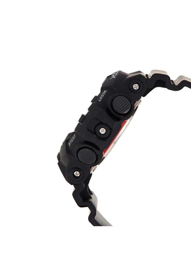 CASIO G-SHOCK GA-700-1ADR Analog-Digital Men’s Watch, Shock Resistant, 200M Water Resistant, Black Resin Strap - Image 4