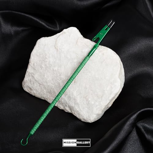 Mission Gallery Bracelet Helper Tool with Hook - Fastener Helper Tool for Bracelet, Necklace, Jewelry, Watch - Clip, Clasp Helper - Portable, Easy-to-Use, Made of Metal - Emerald - Image 2