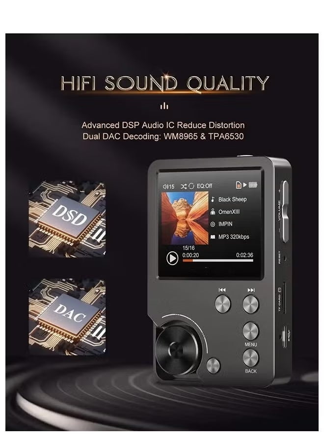 High Quality Lossless MP3 Player MECHEN M30 HiFi With 64GB  Memory Card Support - Image 4
