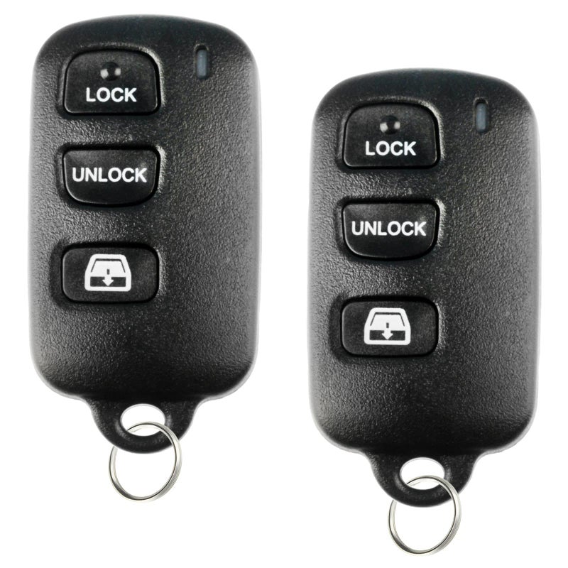 KeylessOption 2x Keyless Option Remote 3btn Window Key Fob For Toyota (ELVATDD) - Image 3