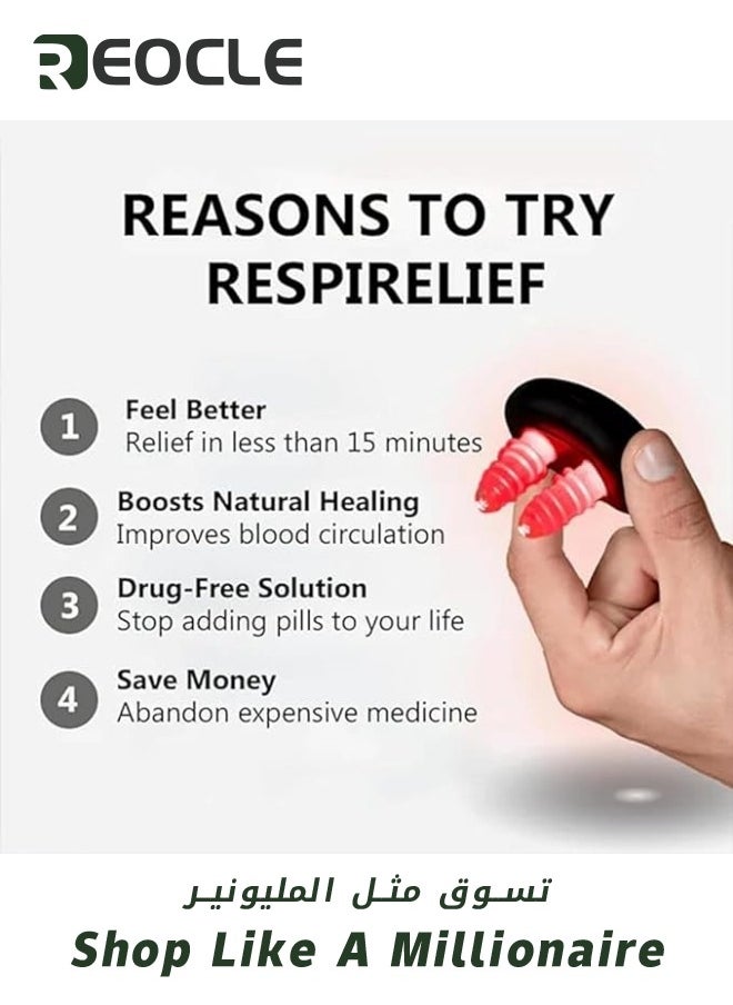 Red Light Nasal Therapy Device Rhinitis Physiotherapy Device Red Light Therapy Device for Nose Provide Desensitization Anti-Inflammatory