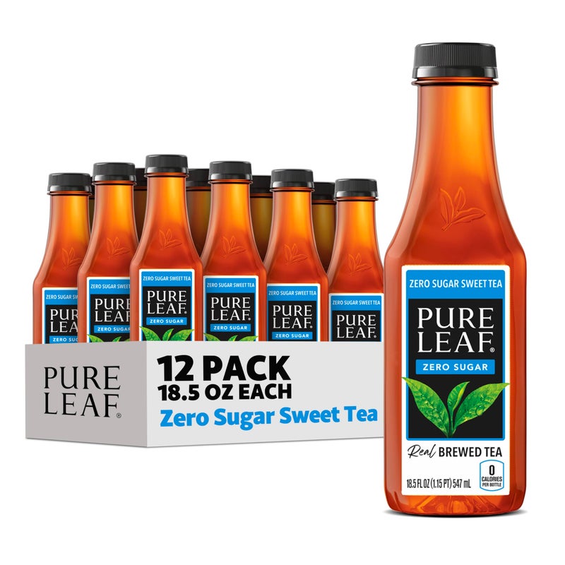Pure Leaf Iced Tea Zero Sugar Sweet Tea 185 Fl Oz Bottles Pack of 12 - Image 3