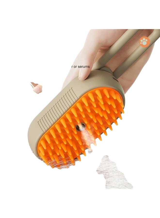 1pc Self Cleaning Dog Cat Grooming Brush Comb Random Color - Image 2
