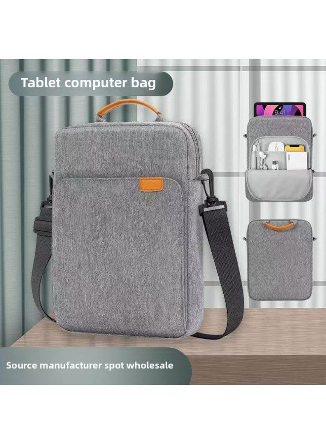 Large Capacity Crossbody IPad Storage Bag For Business Simple Oxford Cloth Tablet Computer Bag Inner Lining For 11.6-13 Inch Tablets-Color:Blue-Dimensions:11.6 Inch - Image 2