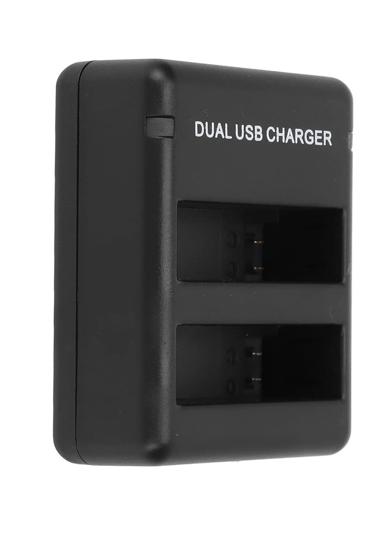 GoPro - Dual Battery Charger for GoPro Hero 4 Camera, INPUT : 5V / 1000 MA, OUTPUT : 4.3V / 500MA*2, Model : AHDBT-401 - Image 1