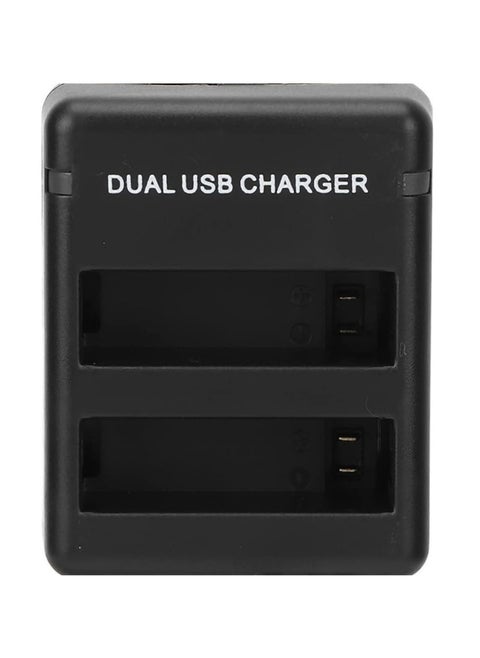 Dual Battery Charger for GoPro Hero 4 Camera, INPUT : 5V / 1000 MA, OUTPUT : 4.3V / 500MA*2, Model : AHDBT-401