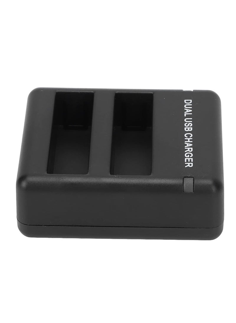 GoPro - Dual Battery Charger for GoPro Hero 4 Camera, INPUT : 5V / 1000 MA, OUTPUT : 4.3V / 500MA*2, Model : AHDBT-401 - Image 1
