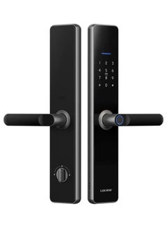 Locstar Wifi TTlock App Smart Door Lock| Biometric Lock Fingerprint| Door Handle Digital Keyless Lock| Smart Door Handle Lock For Home Apartment (Grey)  - Image 1
