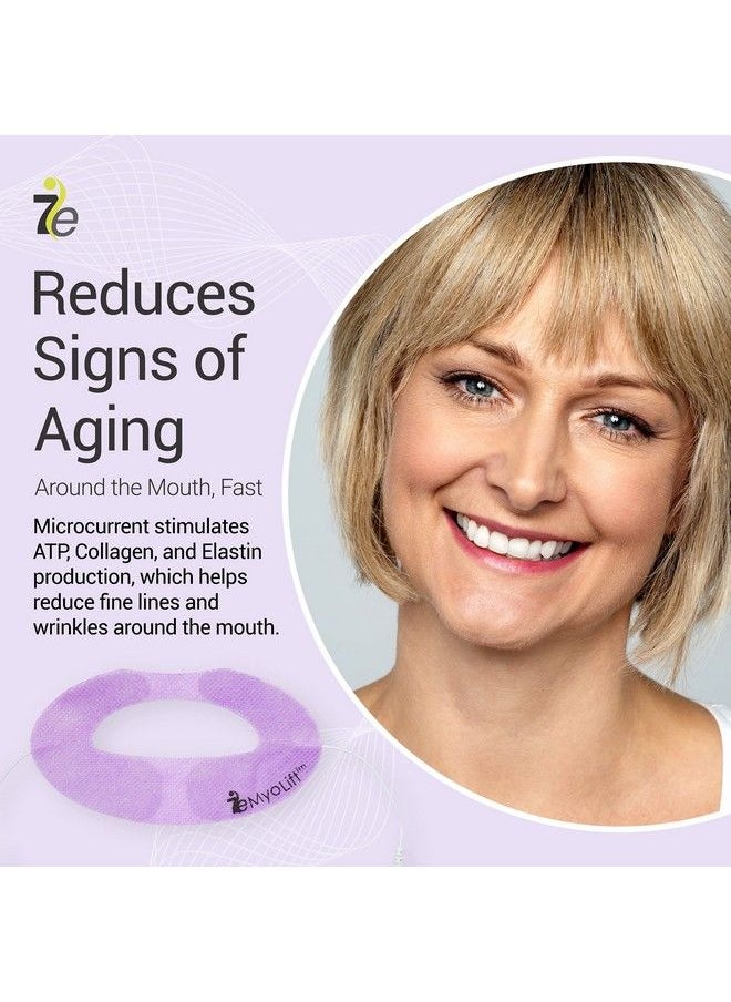myolift - 7E Wellness Conductive Lip Mask Portable Skin Care Tools For Microcurrent Facial Instant Face Lift Anti Aging And Skin Tightening Up To 10 Uses - Image 1