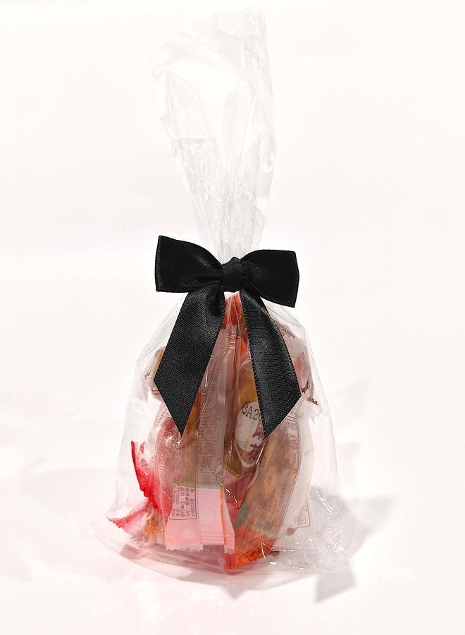 AKLVBL 2.5" Black Satin Ribbon Twist Tie Bows for Gift Wrapping - 30 Counts - Image 4