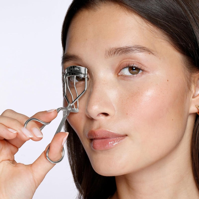 Tweezerman Classic Eyelash Curler with Silicone Pads - Ergonomic Design for Perfect Curling - Image 4
