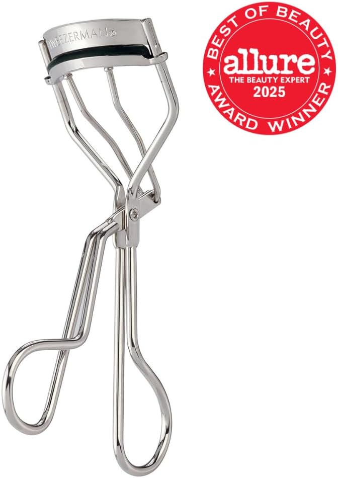 Tweezerman Classic Eyelash Curler with Silicone Pads - Ergonomic Design for Perfect Curling - Image 2