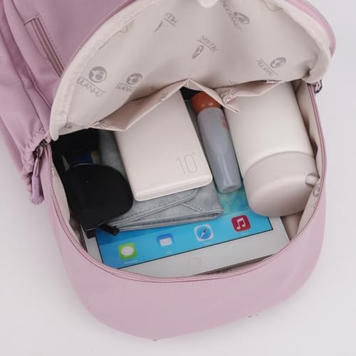 Tanweibago Mini Nylon Women Backpacks,11L Small Ladies backpacks Casual Lightweight Women Shopping Travel Daypack (Z3-Grey) - Image 4