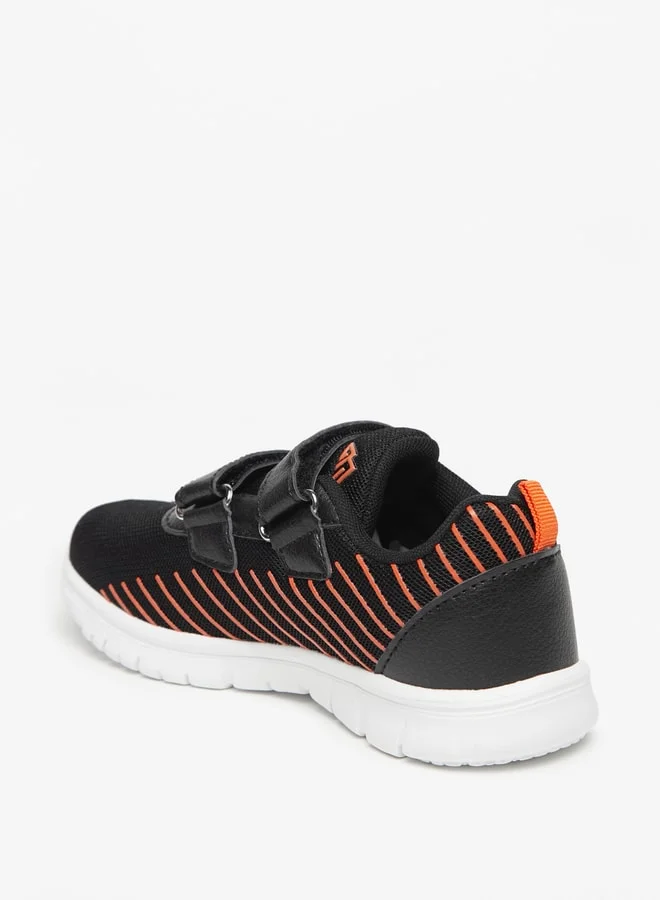 شو اكسبرس Boys Textured Sports Shoes with Hook and Loop Closure
