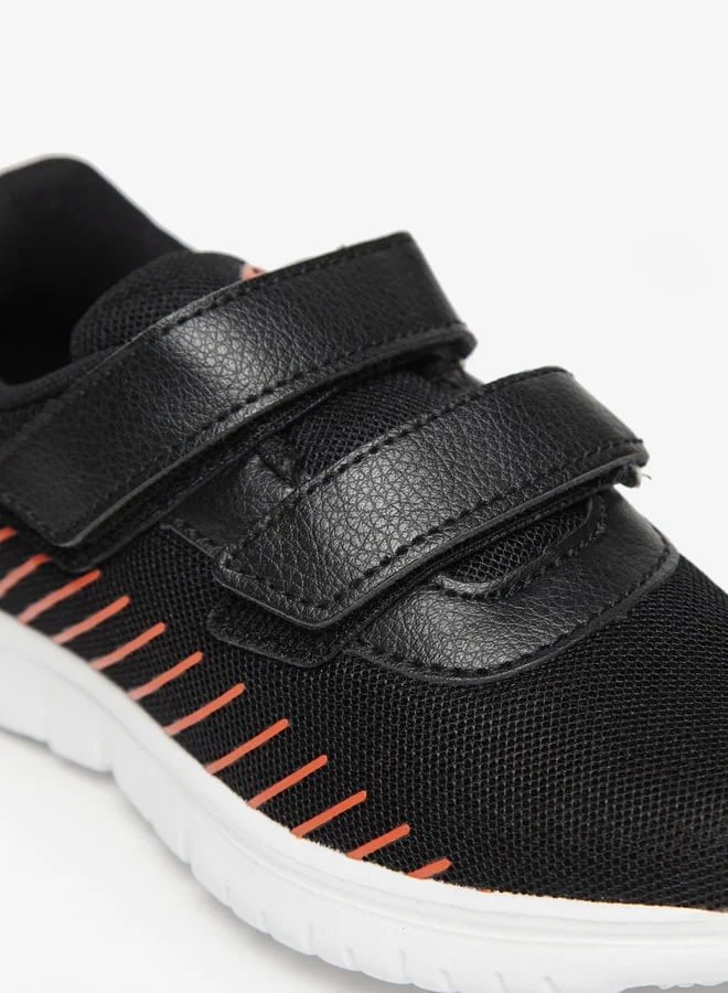 شو اكسبرس Boys Textured Sports Shoes with Hook and Loop Closure