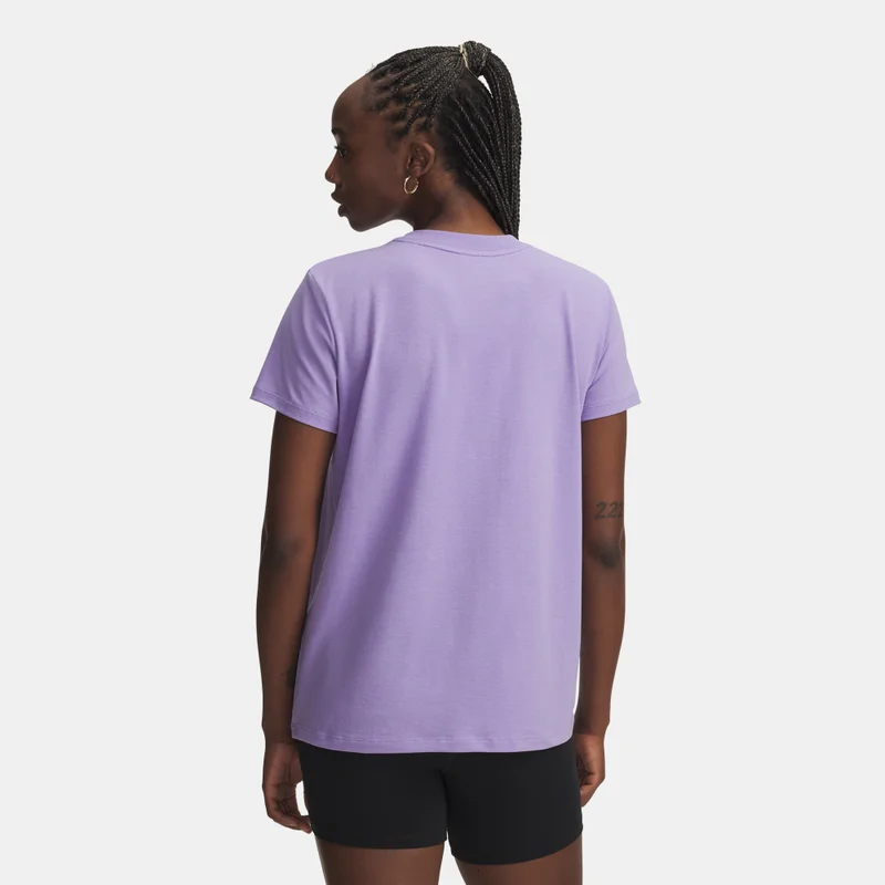 Under Armour Purple Women's Rival Core T-Shirt for Women | Best Price UAE