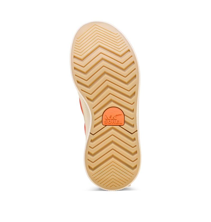 Sorel Women's Out N About IV Mini Puffy Insulated Slip-On Boots, Bright Red/Honey White, 7.5 - Image 4