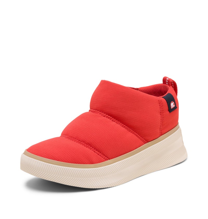 Sorel Women's Out N About IV Mini Puffy Insulated Slip-On Boots, Bright Red/Honey White, 7.5 - Image 1