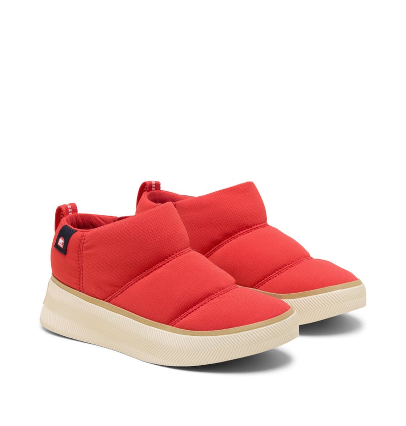 Sorel Women's Out N About IV Mini Puffy Insulated Slip-On Boots, Bright Red/Honey White, 7.5 - Image 2