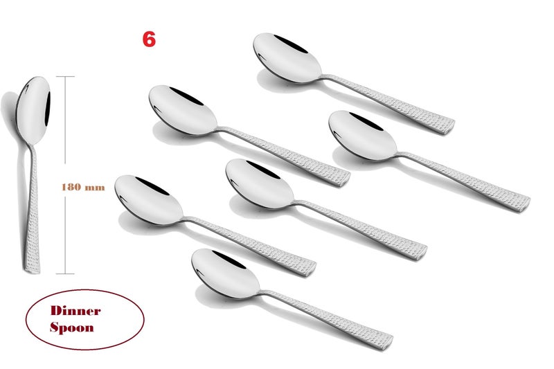 SHAPES Feast Premium Silver Stainless Steel Cutlery Set - 24 Pieces with Gift Box | Rust-Resistant, Dishwasher Safe, Elegant Design | Ideal for Home and Restaurant - Image 3