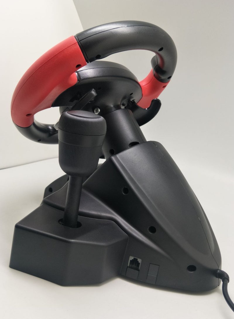 General F1 PC game steering wheel Ps3/Ps2/STEAM all-in-one wired vibration steering wheel, rubber grip  - Image 5