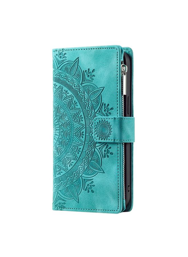 S-TOP Case For Samsung Galaxy A13 4G/5G / A04S Multi-Card Totem Zipper Leather Phone Case - Image 2