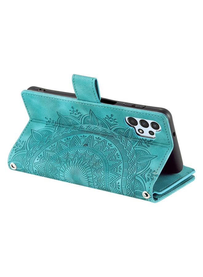 S-TOP Case For Samsung Galaxy A13 4G/5G / A04S Multi-Card Totem Zipper Leather Phone Case - Image 4