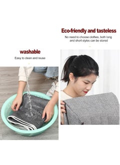 Generic Clothes Storage Bags with Zipper, Transparent Window Cotton Garment Bags for Hanging Clothes Storage for Clothes, Coats, Jackets, Shirts (Color : Light Grey#1020, Size : 60x28x105cm)  - Image 4