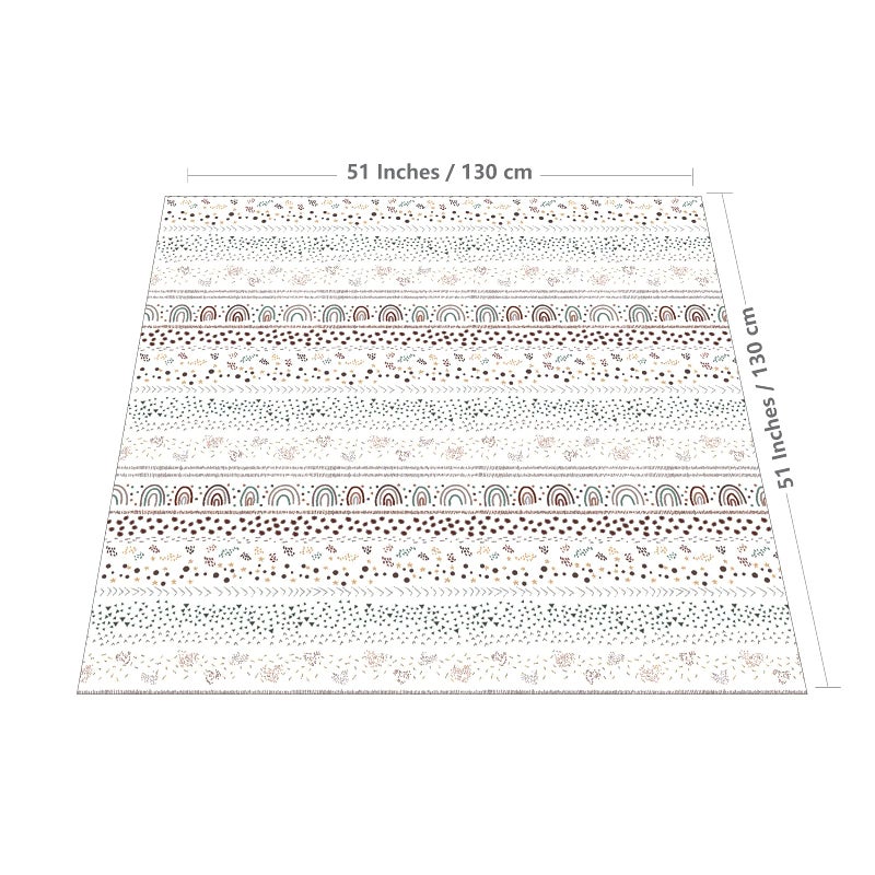 Womumon Splat Mat for Under High Chair/Arts/Crafts, WOMUMON Washable Spill Mat Waterproof Anti-Slip Floor Protector Splash Mat, Messy Mat and Table Cloth - Image 2