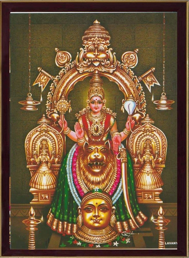 FRAMTASTIC Mookambika Devi Photo Frame | Small Size - Image 1