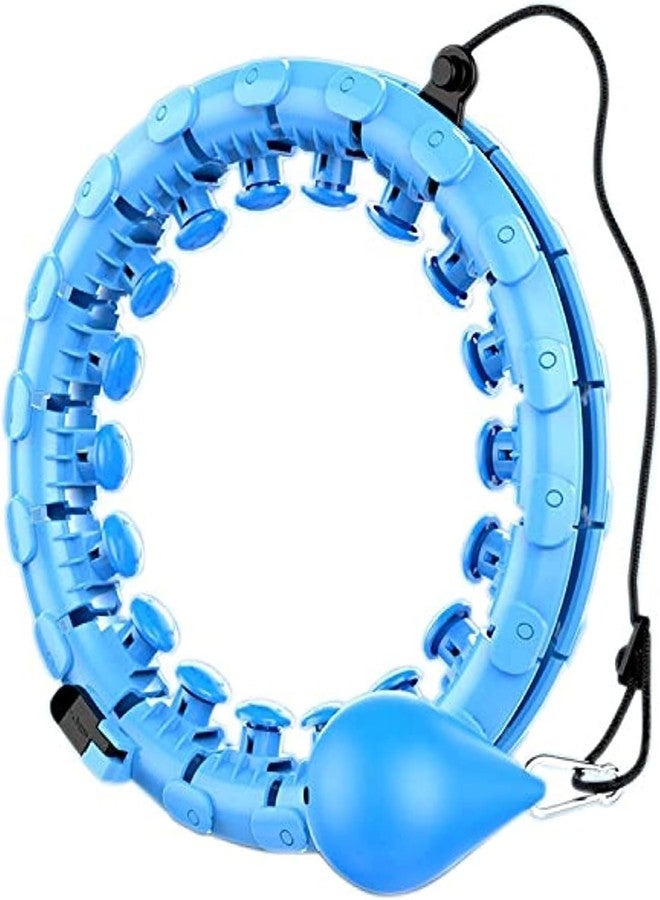 KRIPESH® Hula Hoop with Adjustable Weights, Auto-Spinning Ball, Fitness Exercise Hoop for Men & Women Adults and Kids-Multi Color - Image 3