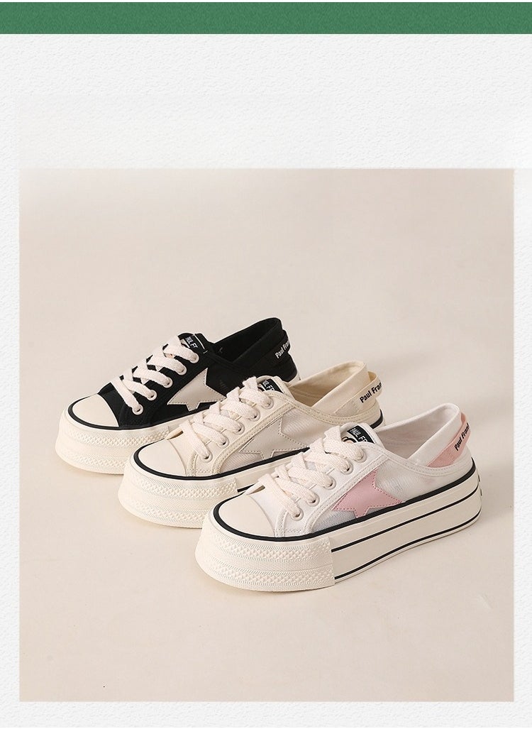 Paul Frank - Women's Casual Low Cut Canvas Board Shoes - Image 1
