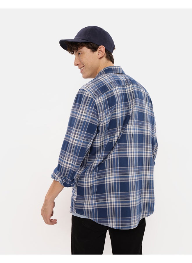 American Eagle - AE Slim Fit Plaid Button-Up Shirt - Image 1